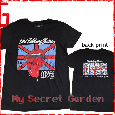 The Rolling Stones - London European '73 Official T Shirt ( Men M, L ) ***READY TO SHIP from Hong Kong***